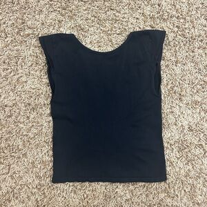 Free People Intimates Black Scoop Neck Tank Size XS/S!